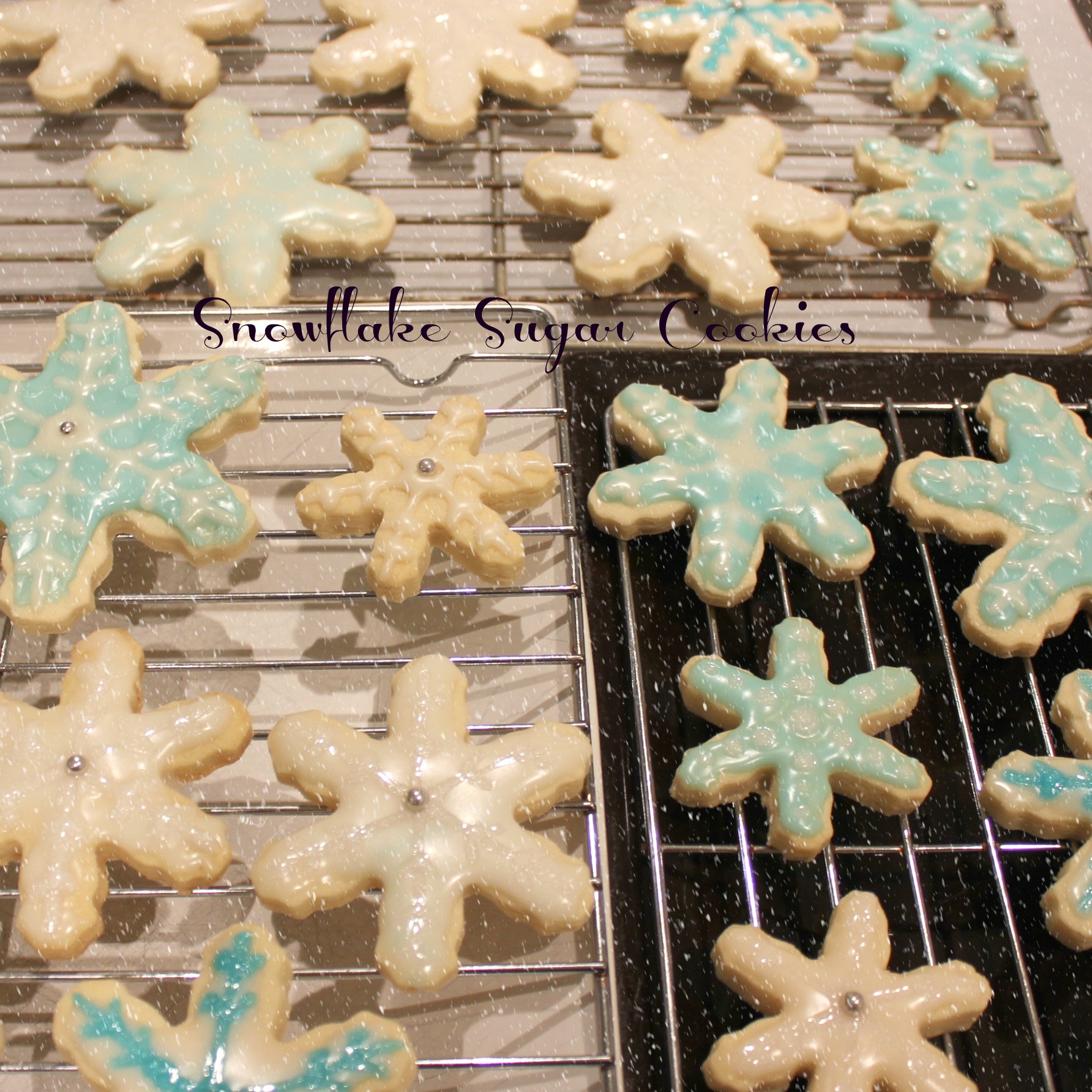 Snowflake Cookies Type Snowflake Cookies - Pretty Petunias
